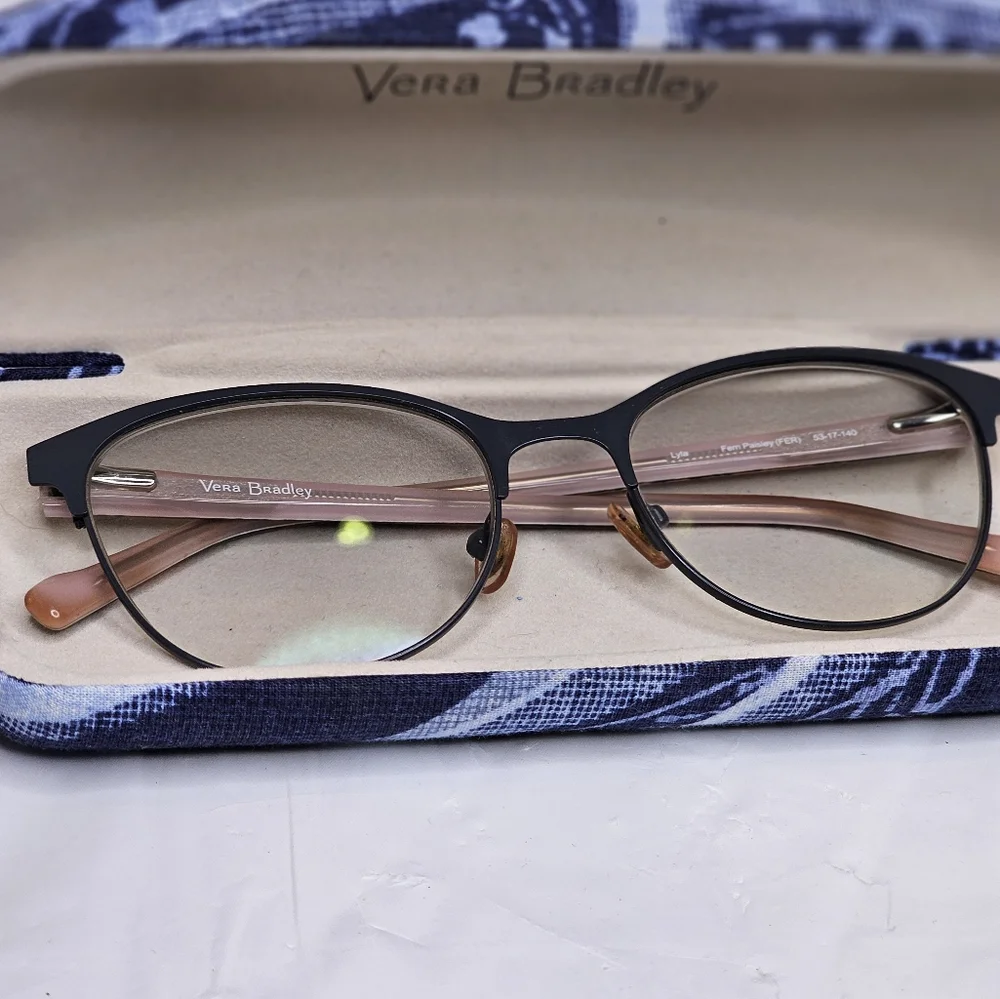 Vera Bradley Lyla Fern Paisley Frames For Rx Glasses - Picture 7 of 8